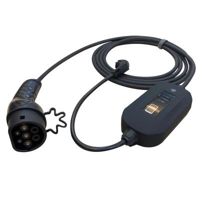 SAE J1772 टाइप 1 पोर्टेबल EV चार्जिंग गन चार्जर 16A AC IP55