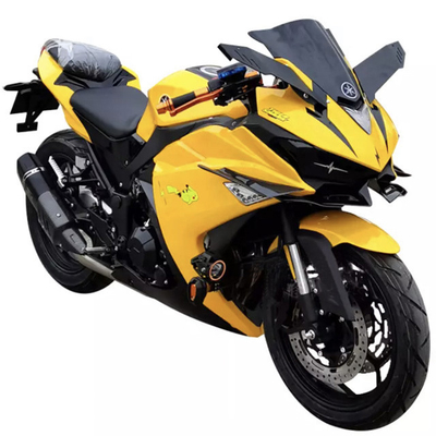 400cc पावर्ड रोड रेस मोटरसाइकिलें 80km/H डिस्क मोटर बाइक