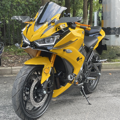 400cc पावर्ड रोड रेस मोटरसाइकिलें 80km/H डिस्क मोटर बाइक