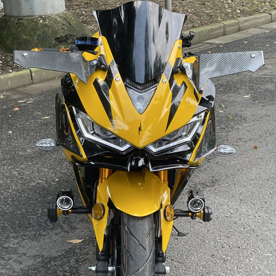 400cc पावर्ड रोड रेस मोटरसाइकिलें 80km/H डिस्क मोटर बाइक
