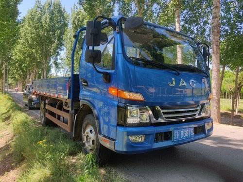 Junling V6 JAC कार्गो भारी शुल्क ट्रकों का इस्तेमाल किया 6 मैनुअल 150HP