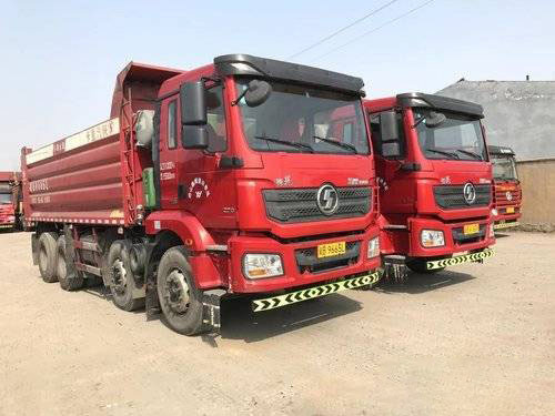 प्रयुक्त M3000 Shacman डंप टिपर ट्रक 400HP फास्ट 12 स्पीड मैनुअल