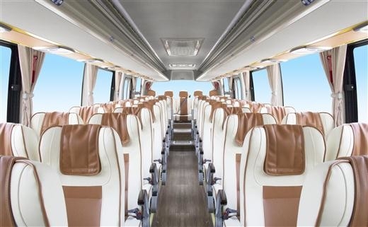 120 किमी / घंटा हज 12 मीटर लक्जरी वीआईपी कोच बस 51 सीट फास्ट 6DS150T