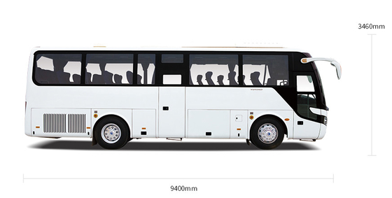 9.4m 45 सीटर यूटोंग कोच बस 220HP यूरो 4 ZK6938HB9