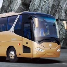 झोंगटोंग 12 मीटर लंबी दूरी की लक्जरी कोच बस 100 किमी / घंटा LCK6125HQ5A1