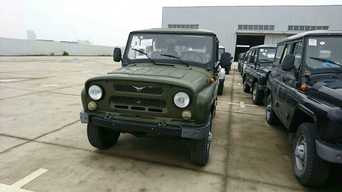5 स्पीड मैनुअल 4 व्हील ड्राइव UAZ हंटर प्रयुक्त मोटर वाहन 2.7L 128HP